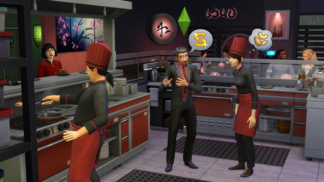 The Sims 4 В ресторане (2016)