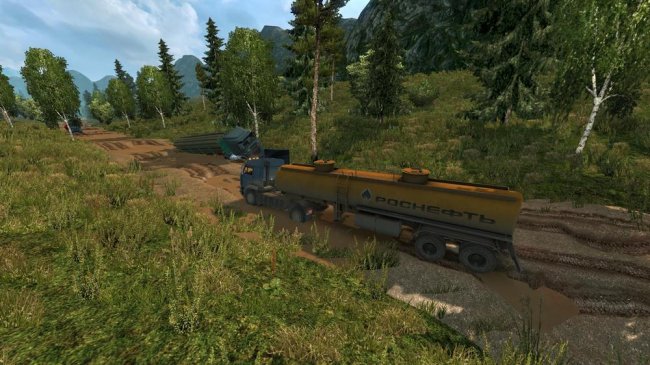 Euro Truck Simulator 2 Россия (2016) PC | Mod